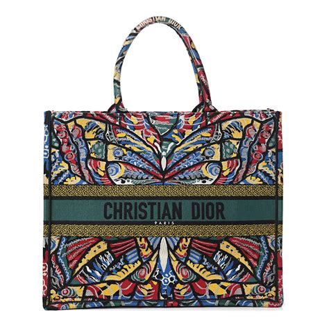 christian dior book tote bag small|Christian Dior canvas book tote.